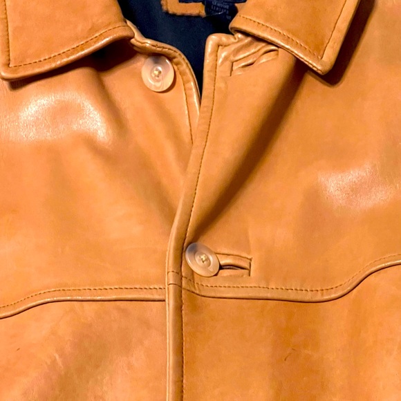 Tommy Bahama Genuine XL Leather Coat - Picture 5 of 9